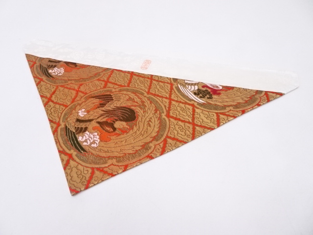 K100　未使用品　本金金襴打敷